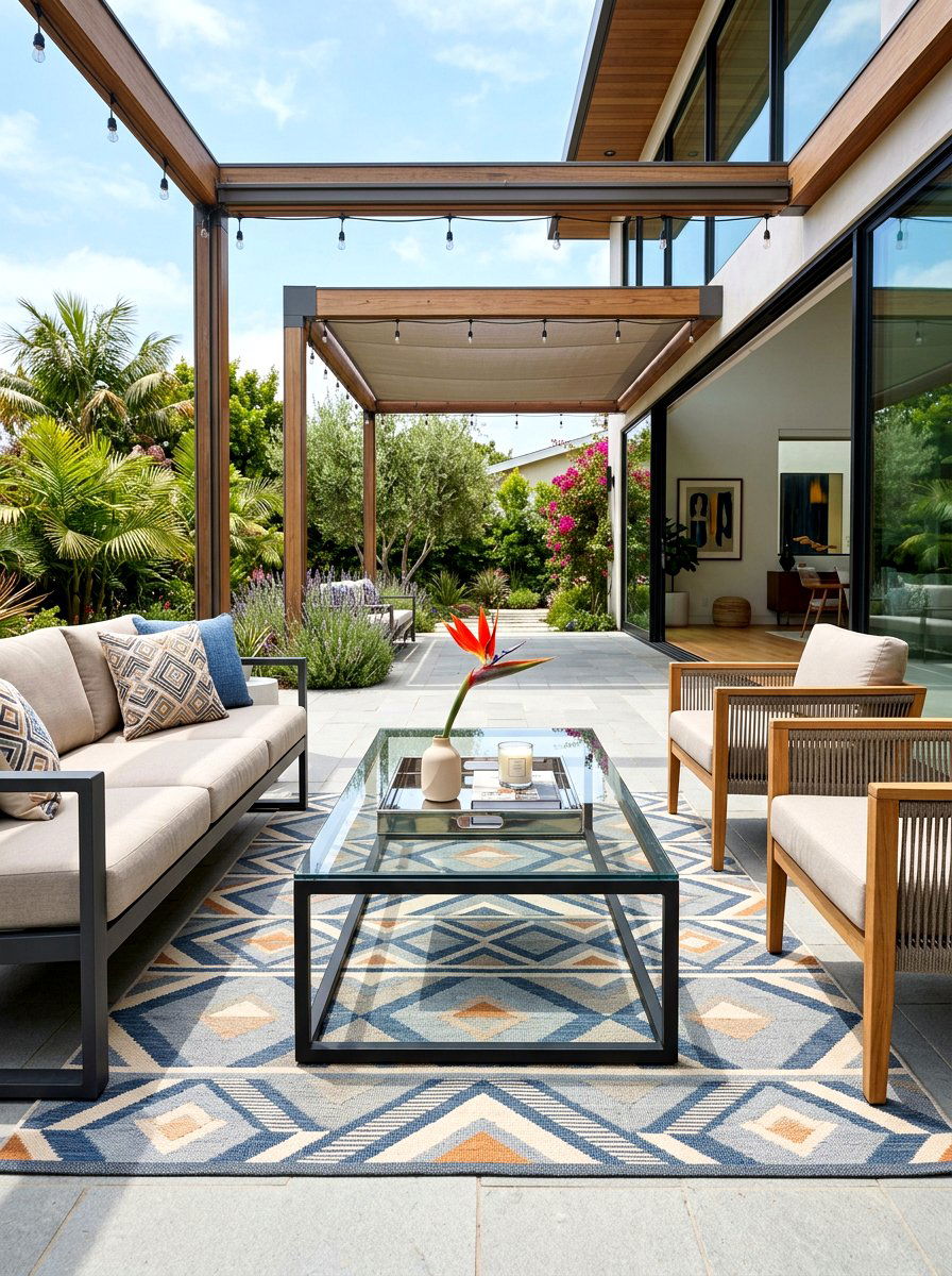 Glass Outdoor Coffee Table - 30 outdoor coffee table styling ideas