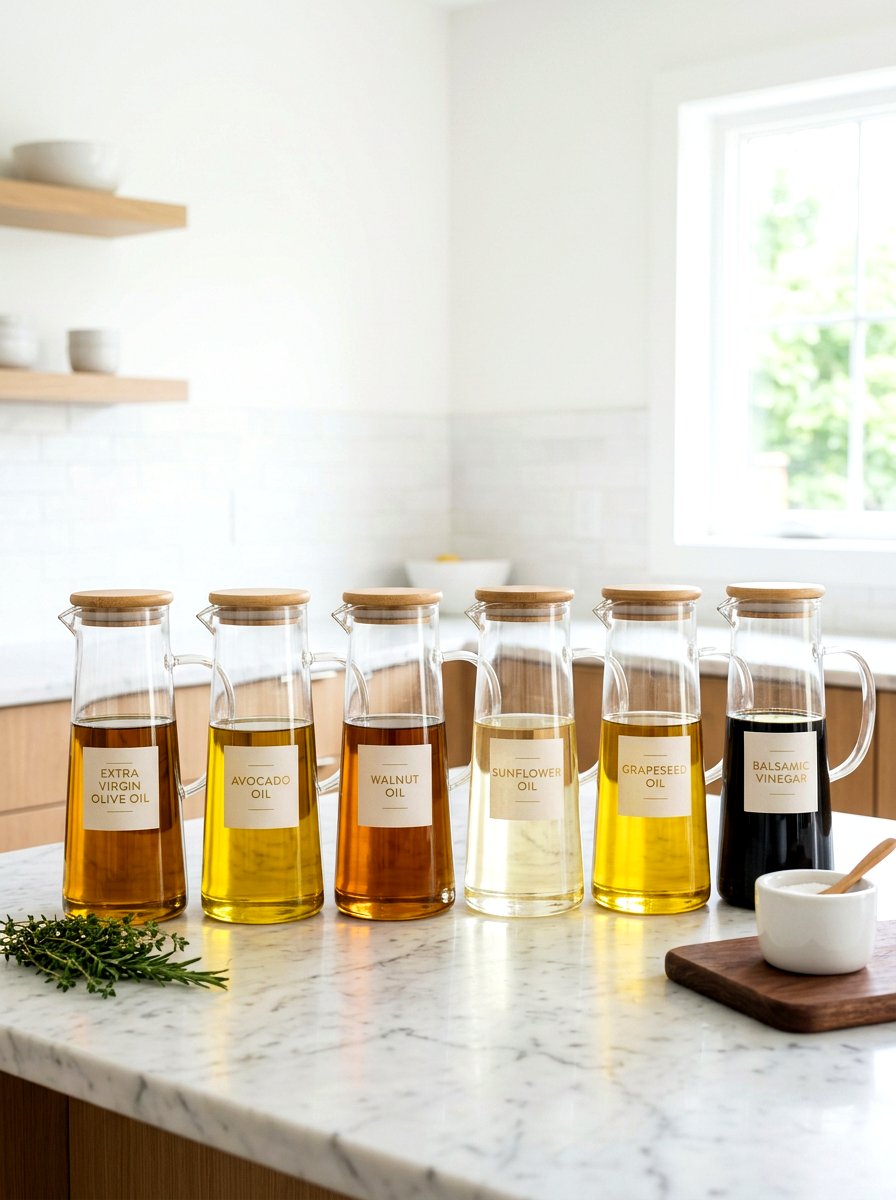Glass Pitcher Storage - 30 zero waste pantry ideas