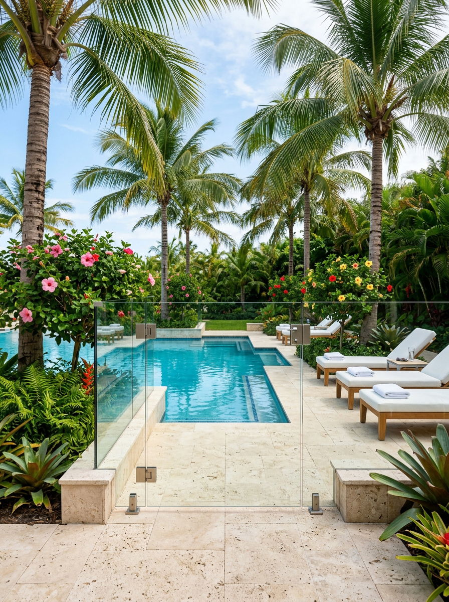 Glass Pool Gate - 30 pool gate ideas