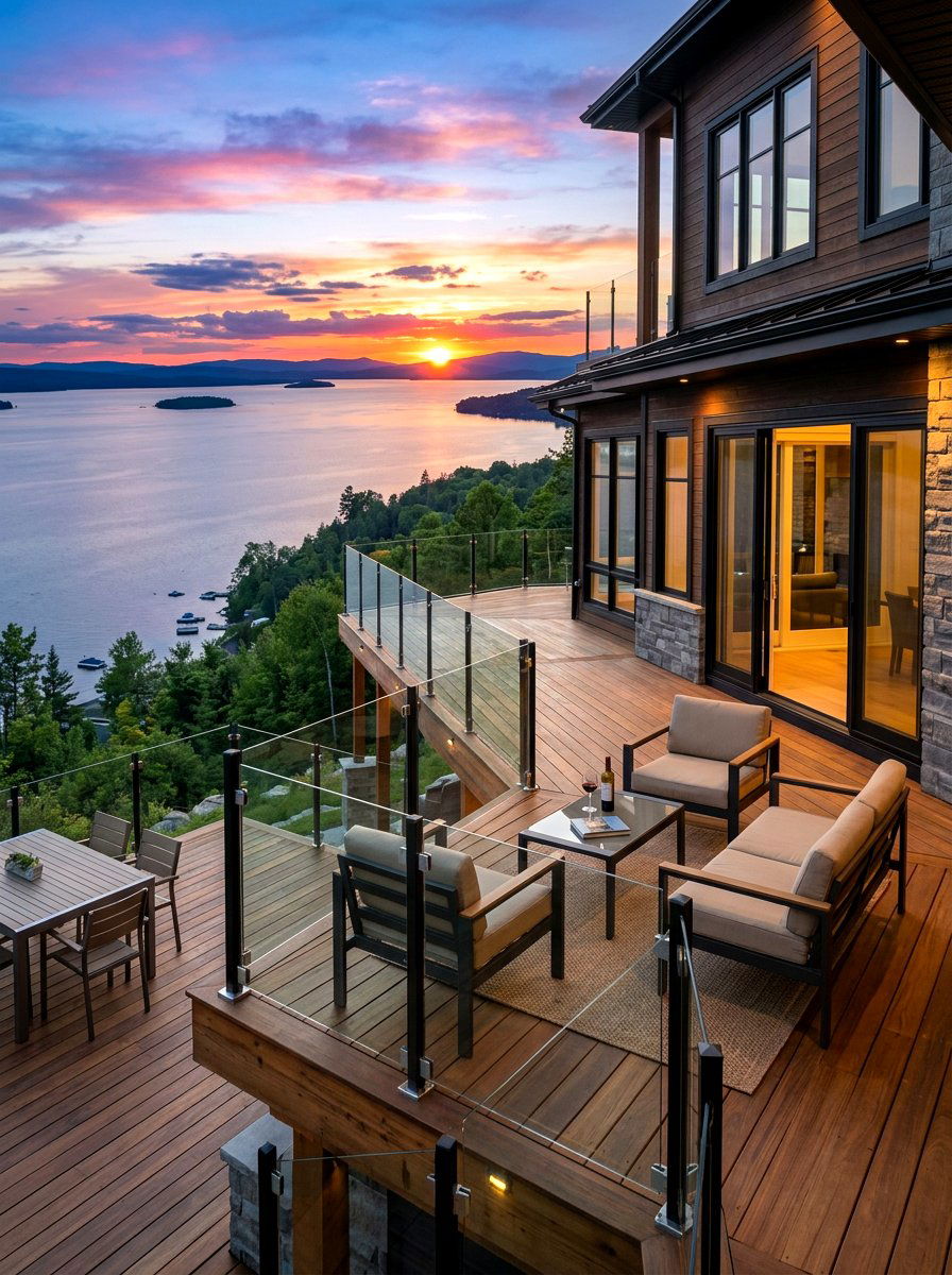 Glass Railing Wraparound Porch - 30 wraparound porch ideas