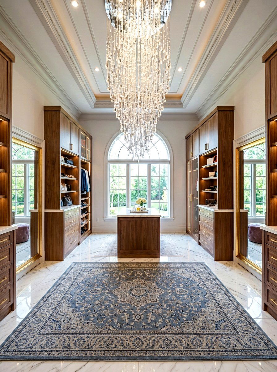 Glass Raindrop Chandelier - 30 closet chandelier ideas