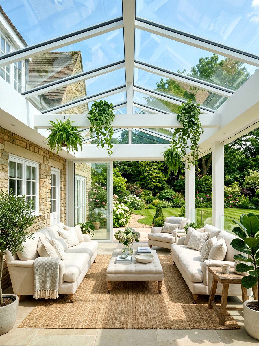 Glass Roof Pavilion - 30 attached pavilion ideas