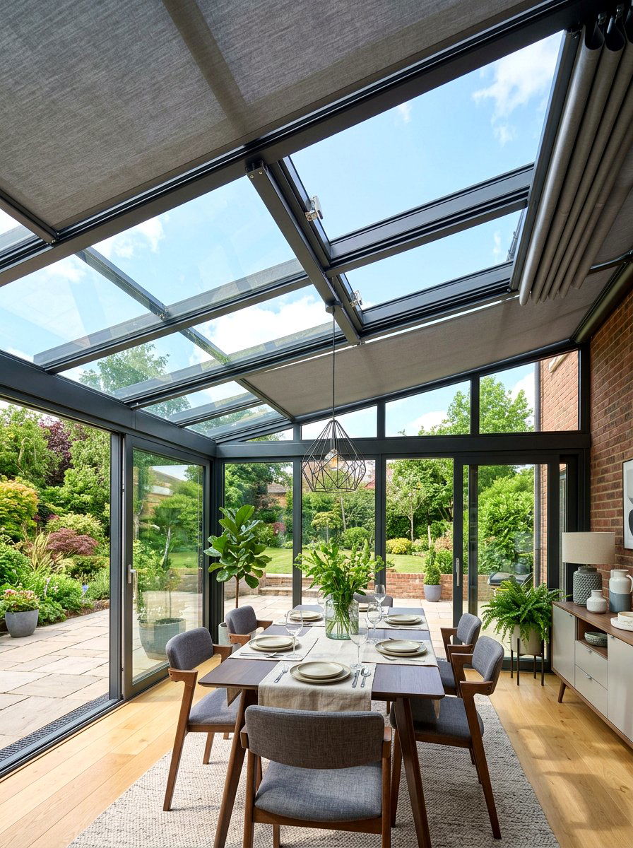Glass Roof Retractable Awning - 30 retractable awning ideas