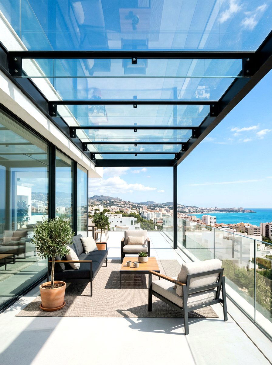Glass Roof Terrace