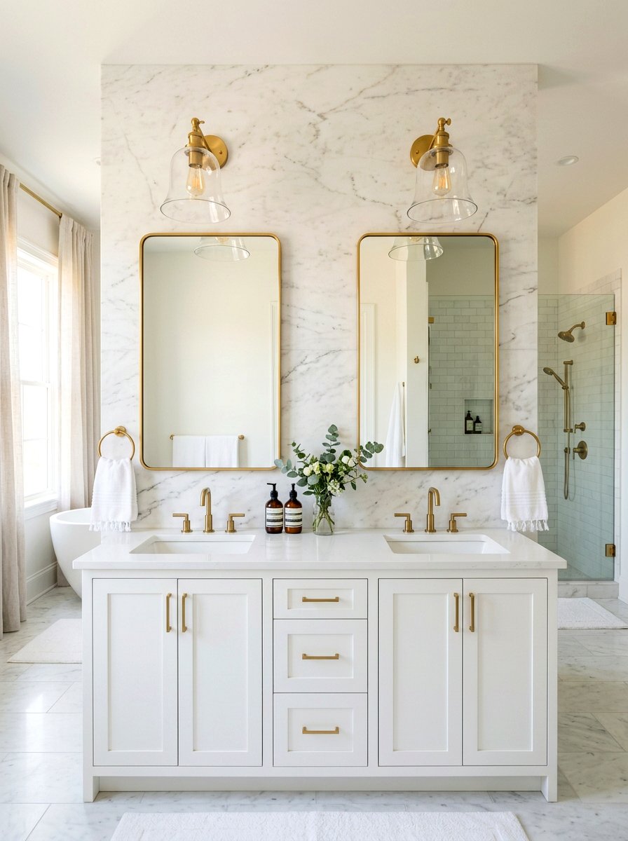 Glass Shade Sconce - 30 wall sconce ideas