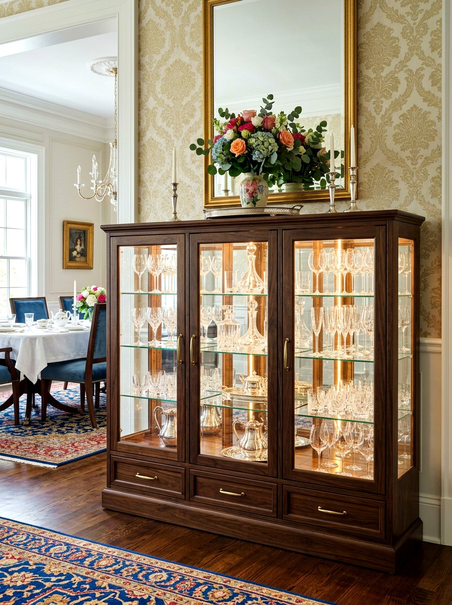 Glass Sideboard Cabinet - 30 buffet cabinet ideas