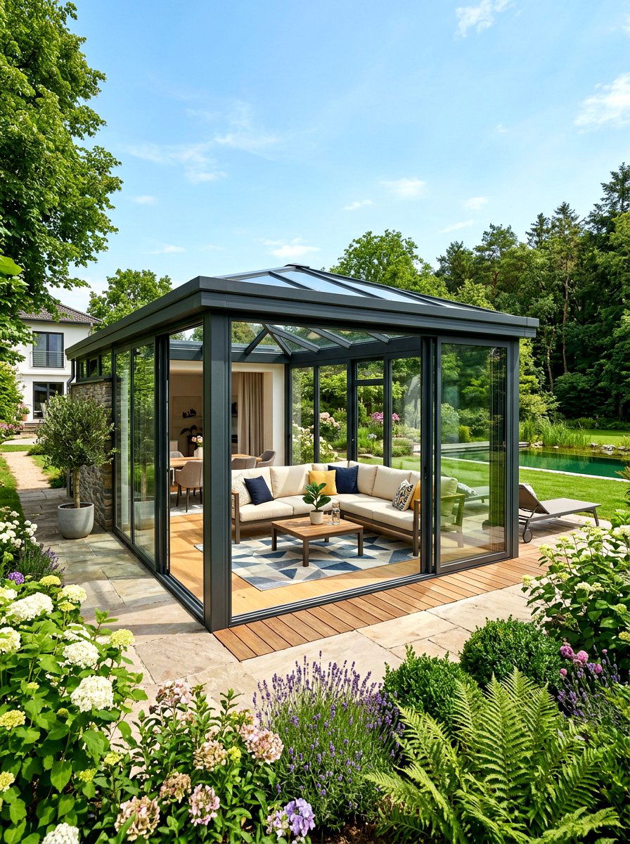 Glass Sunroom Gazebo - 30 gazebo decorating ideas
