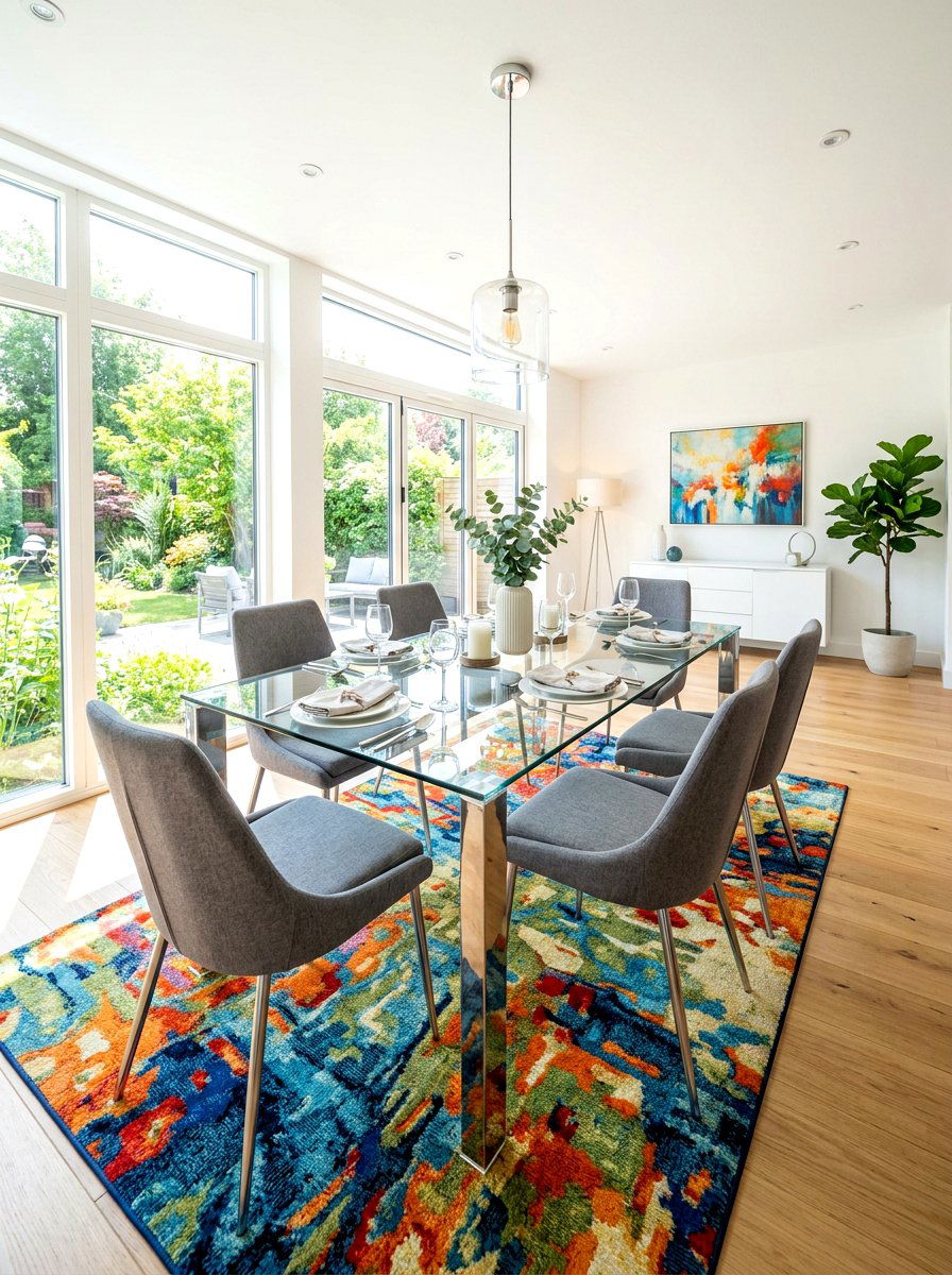 Glass Table Dining Room - 30 supper club home ideas