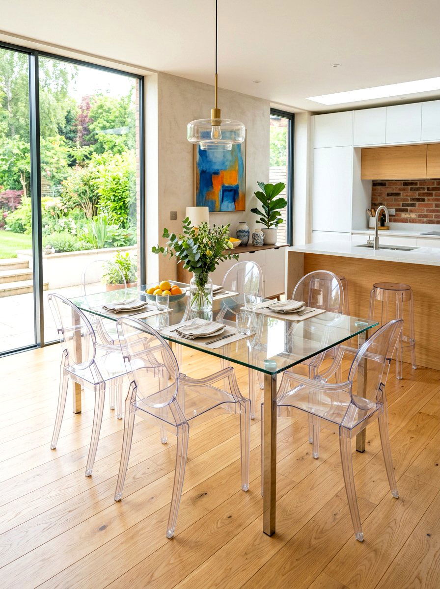 Glass Table Kitchen Dining - 30 kitchen dining area ideas