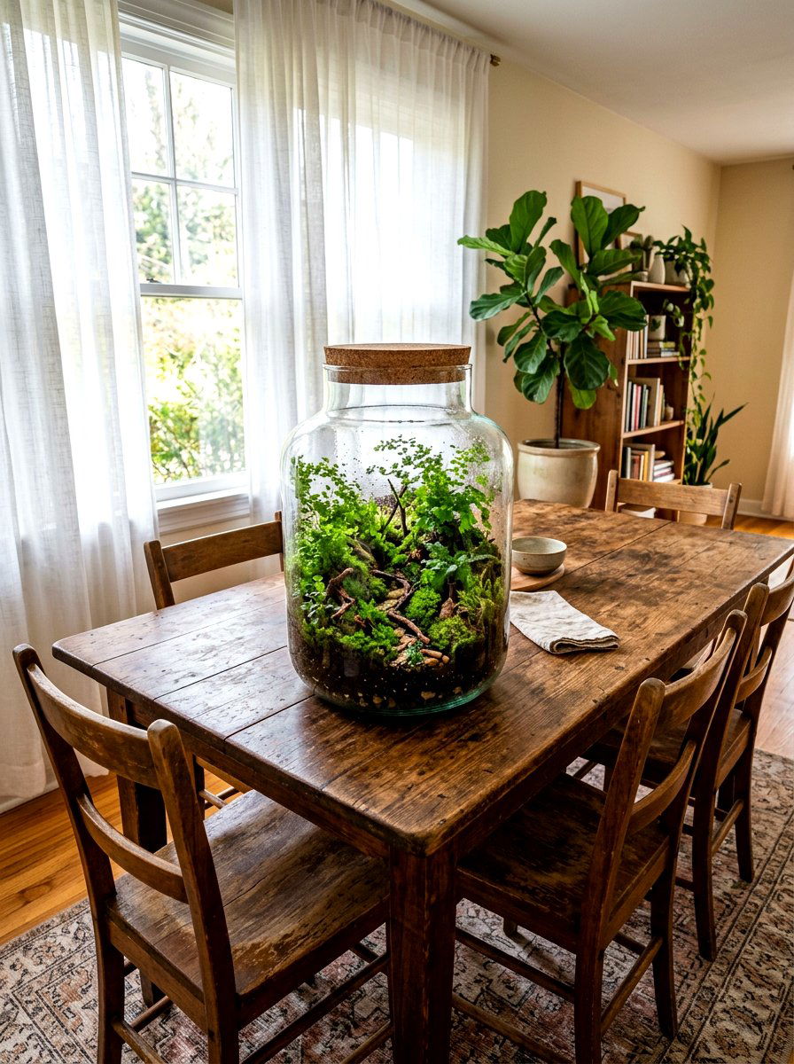 Glass Terrarium - 30 indoor greenhouse ideas