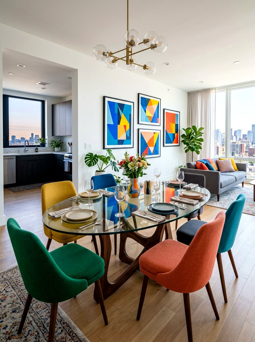 Glass Top Oval Dining Table - 30 oval dining table ideas