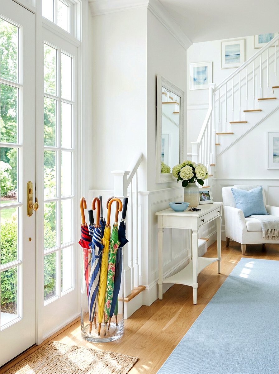 Glass Umbrella Vase - 30 umbrella stand ideas