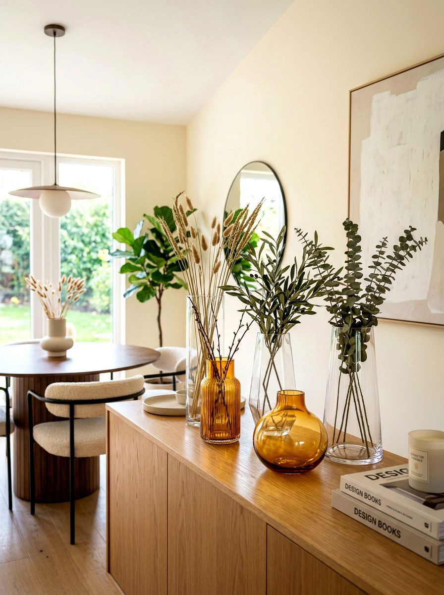 Glass Vase Collection - 30 buffet table styling ideas