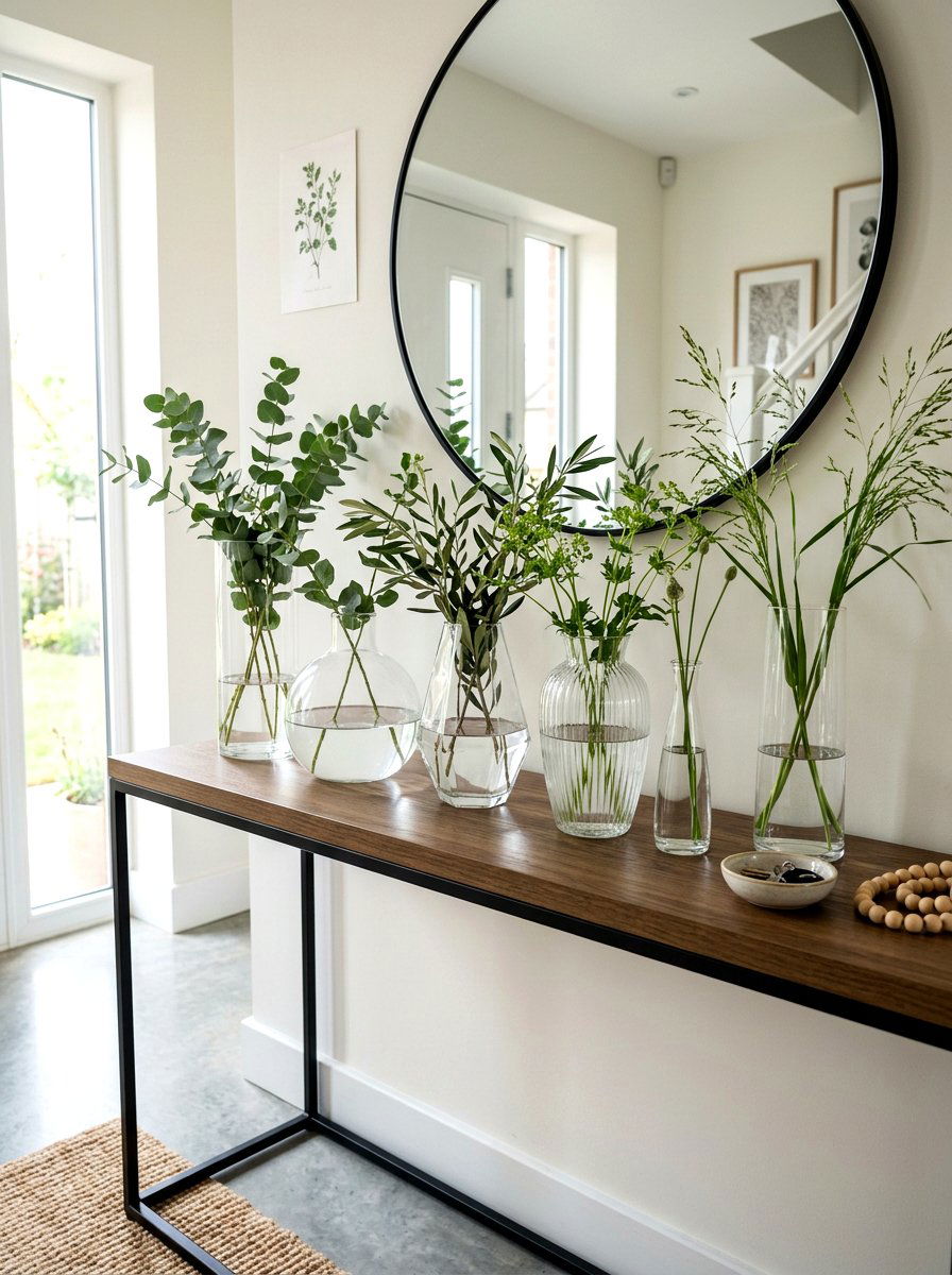 Glass Vase Decor - 30 designer entry table decor ideas