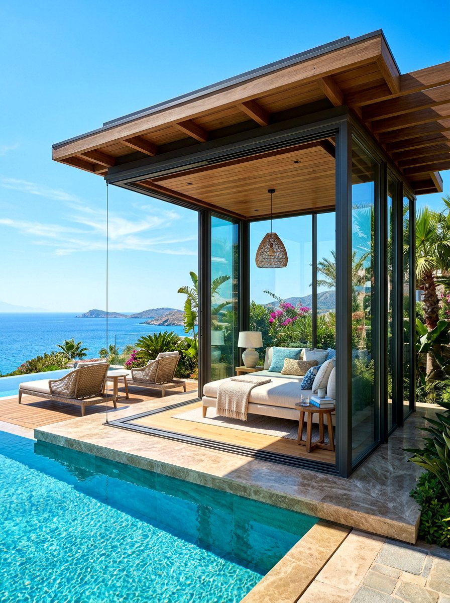 30 Poolside Daybed Cabana Ideas for Luxury Sun-and-Sip Days