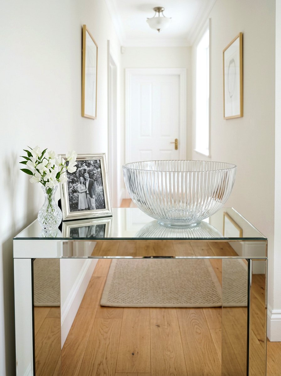 Glass console bowl - 30 entry bowl catchall ideas