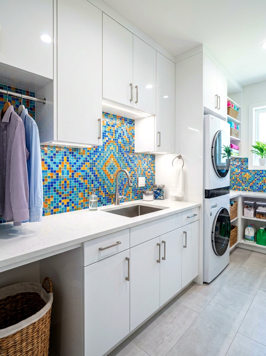30 Laundry Room Backsplash Ideas for Style-Proof Cleaning
