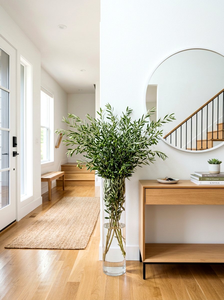 Glass vase foyer decor - 30 coastal grandmother decor ideas