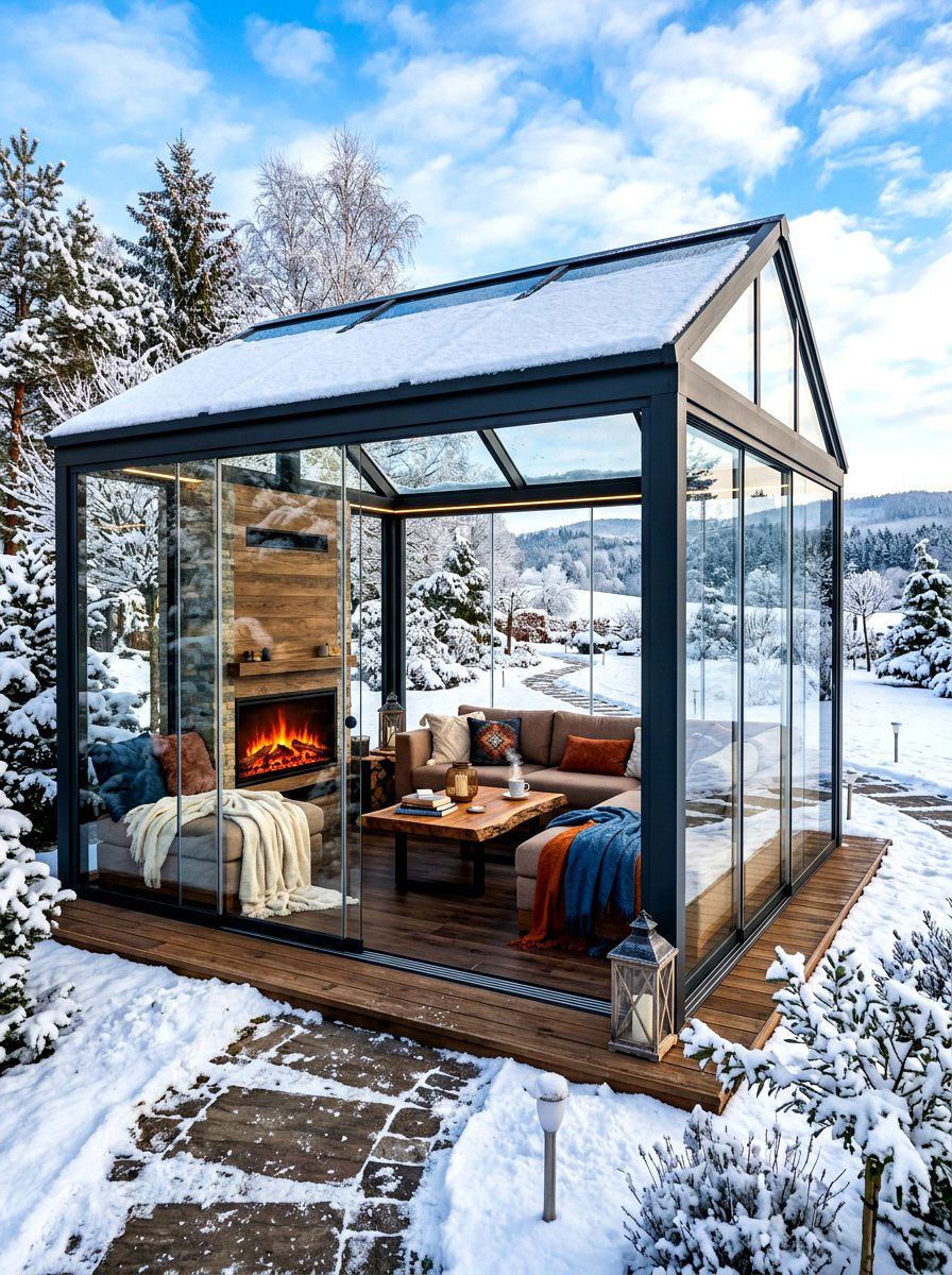 Glass wall gazebo - 30 garden party gazebo ideas