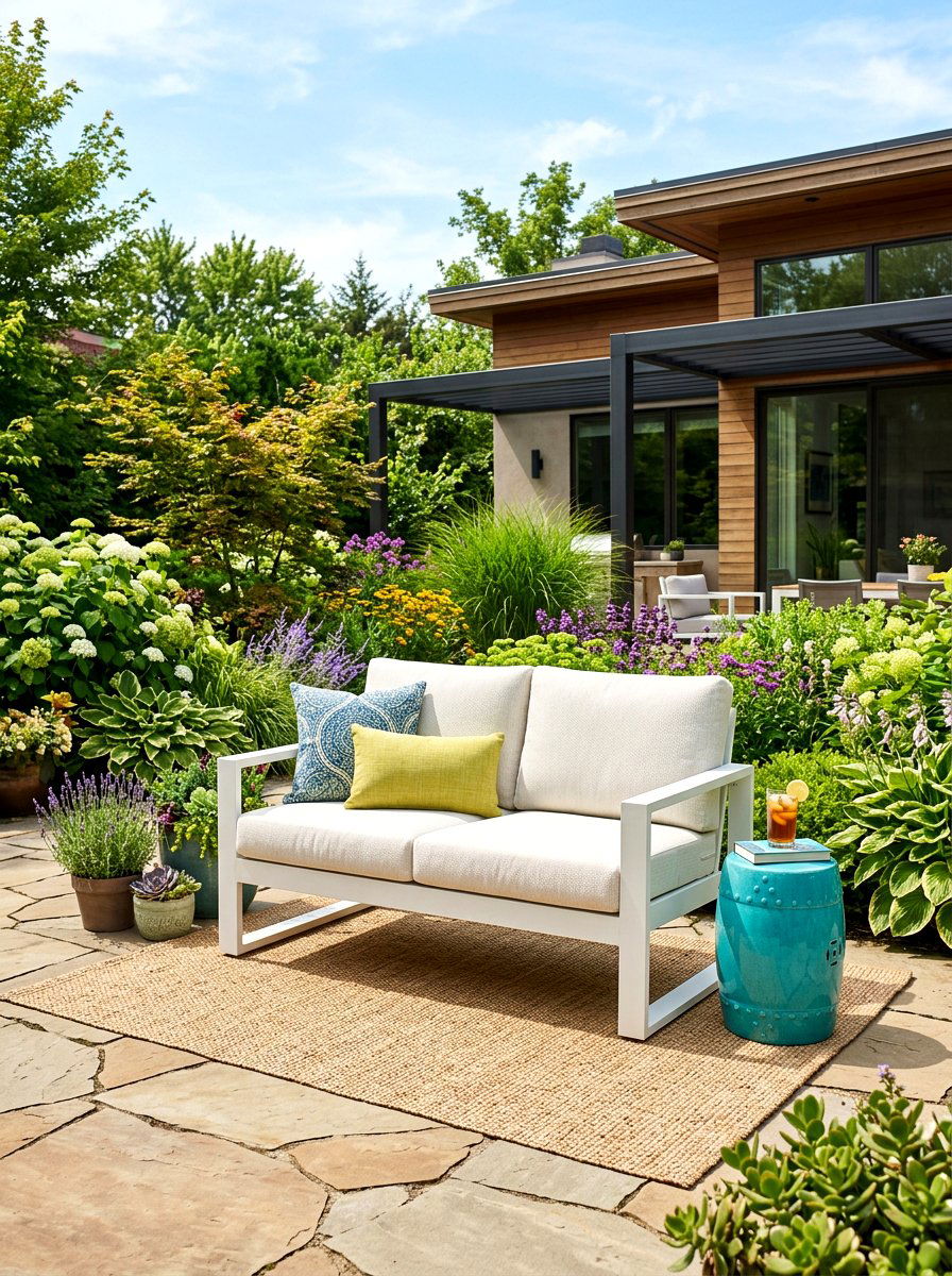 Glider chair - 30 front porch seating ideas