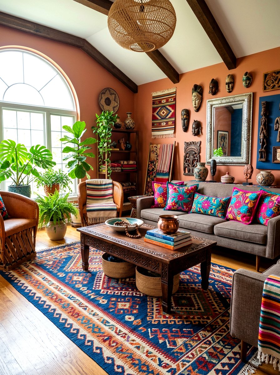 Global Style Sitting Room - 30 sitting room ideas