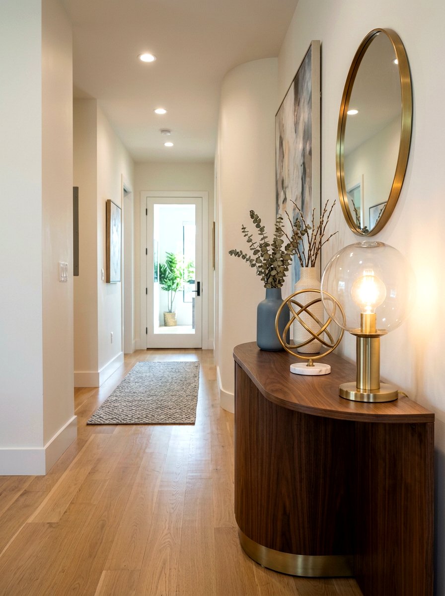 Globe Glass Lamp - 30 console table lamp ideas