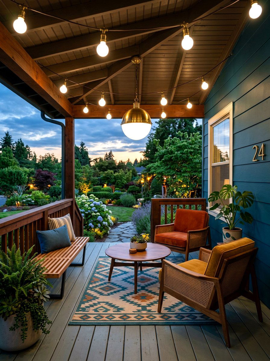 Globe Porch Light - 30 porch lighting ideas