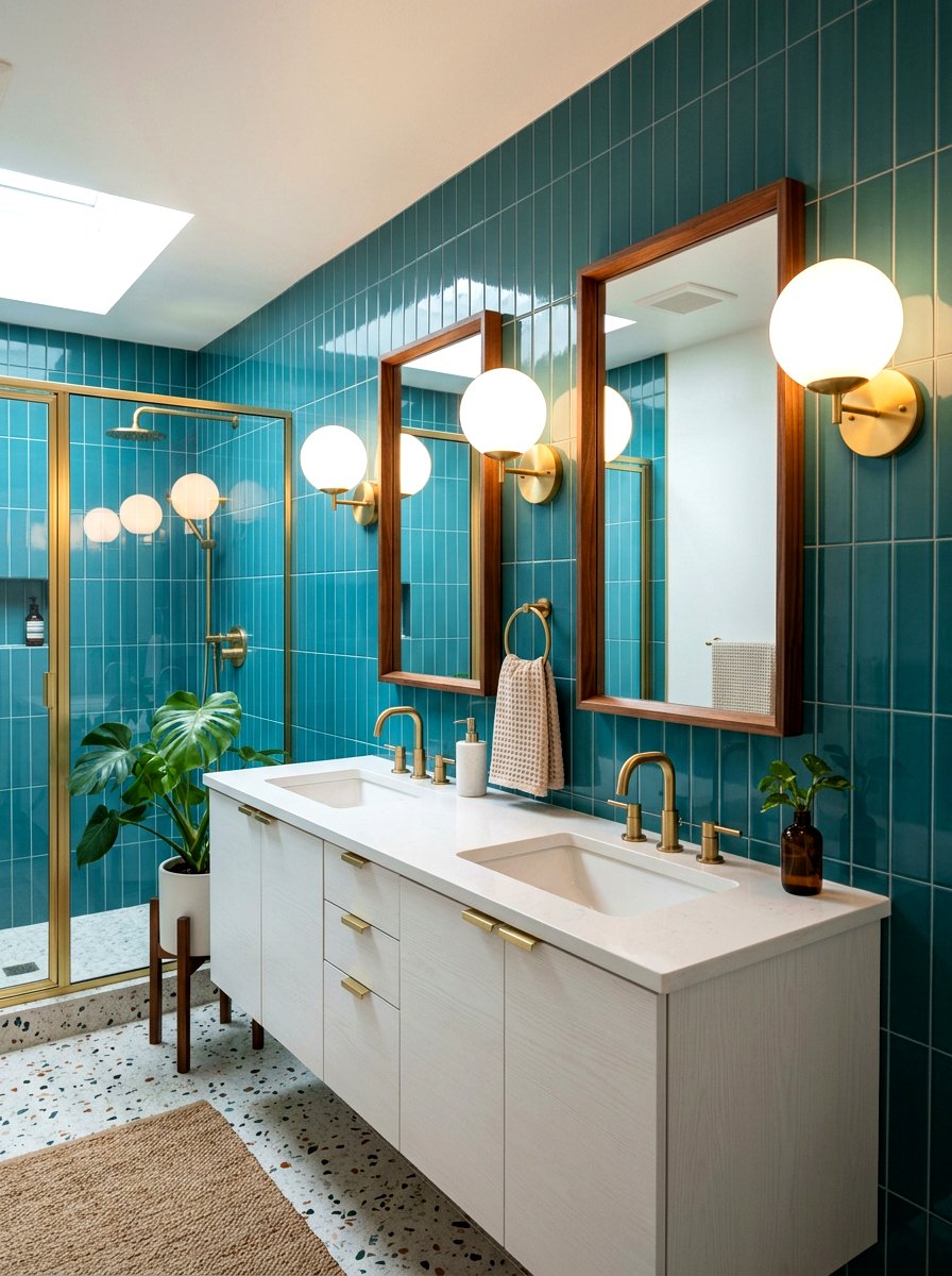 Globe Sconce - 30 vanity lighting ideas