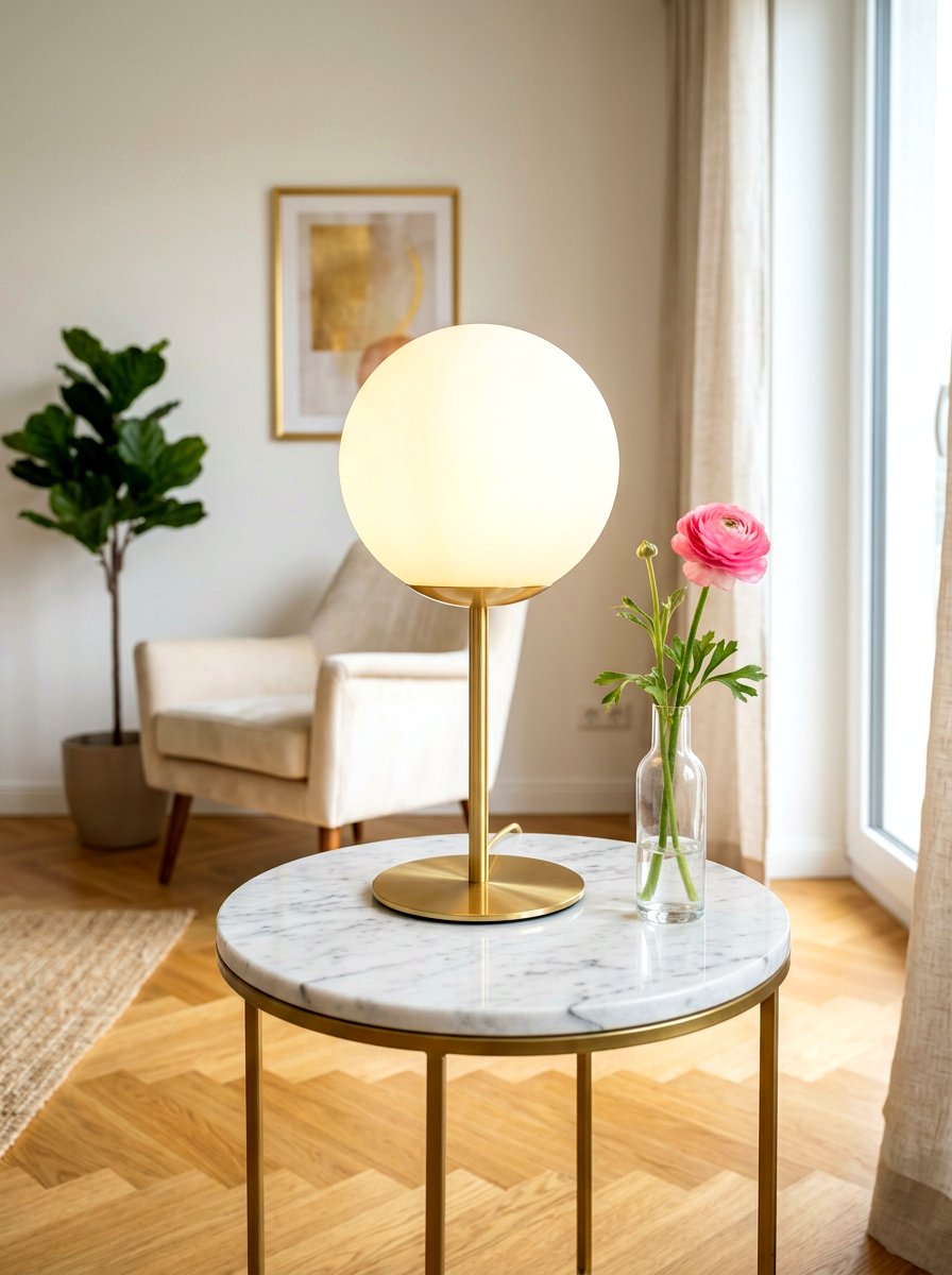 Globe Table Lamp - 30 foyer lamp styling ideas