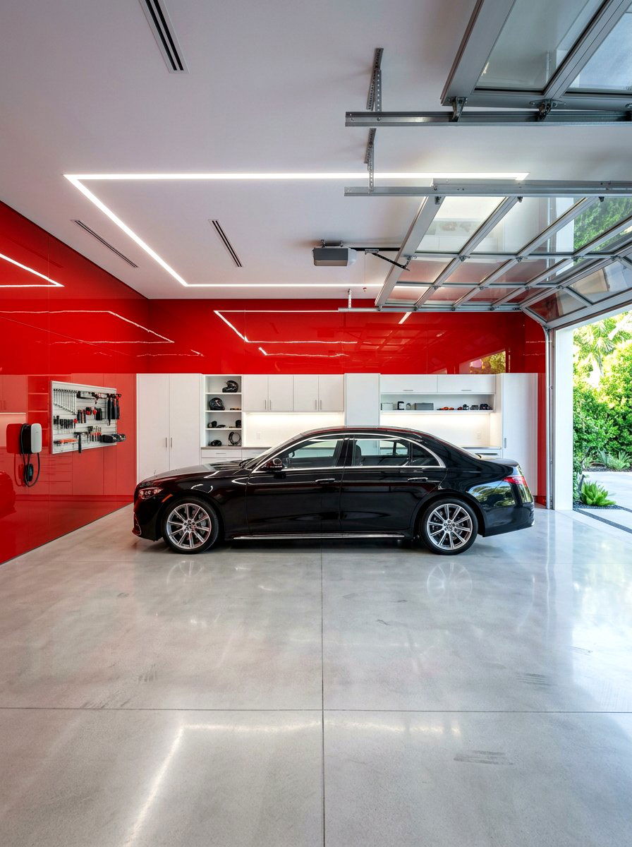 Glossy Acrylic Wall Sheets - 30 garage wall panel ideas