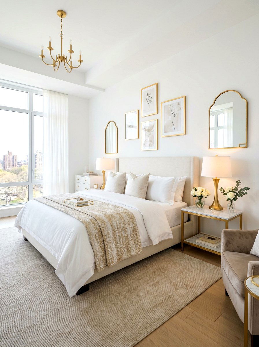 Gold Accent Bedroom Decor 1 - 30 five star suite bedroom ideas