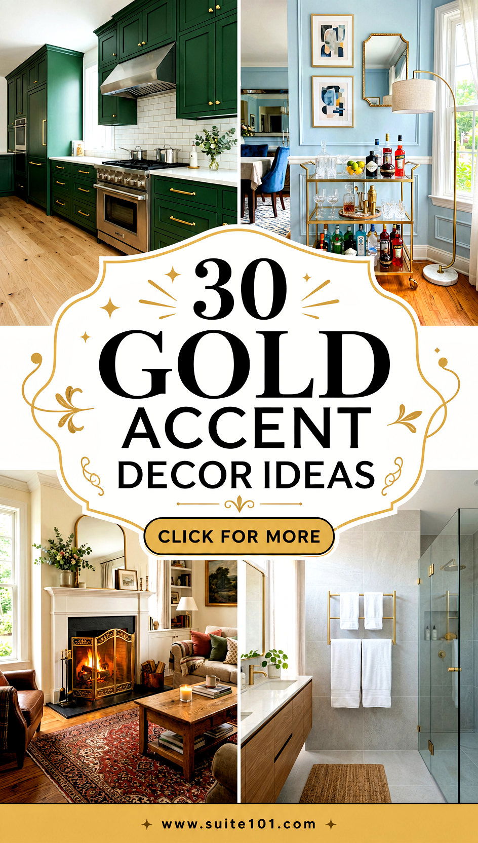 Gold Accent Decor Ideas 30 Chic Ways to Make Details Shine - Gold Accent Decor Ideas: 30 Chic Ways to Make Details Shine