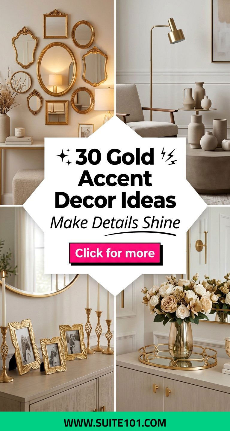 Gold Accent Decor Ideas 30 Chic Ways to Make Details Shine - Gold Accent Decor Ideas: 30 Chic Ways to Make Details Shine