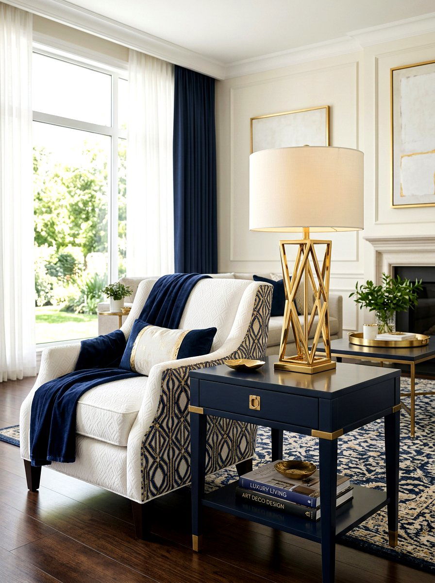 Gold Accent Table Lamp Living Room - 30 lamp glow living room ideas