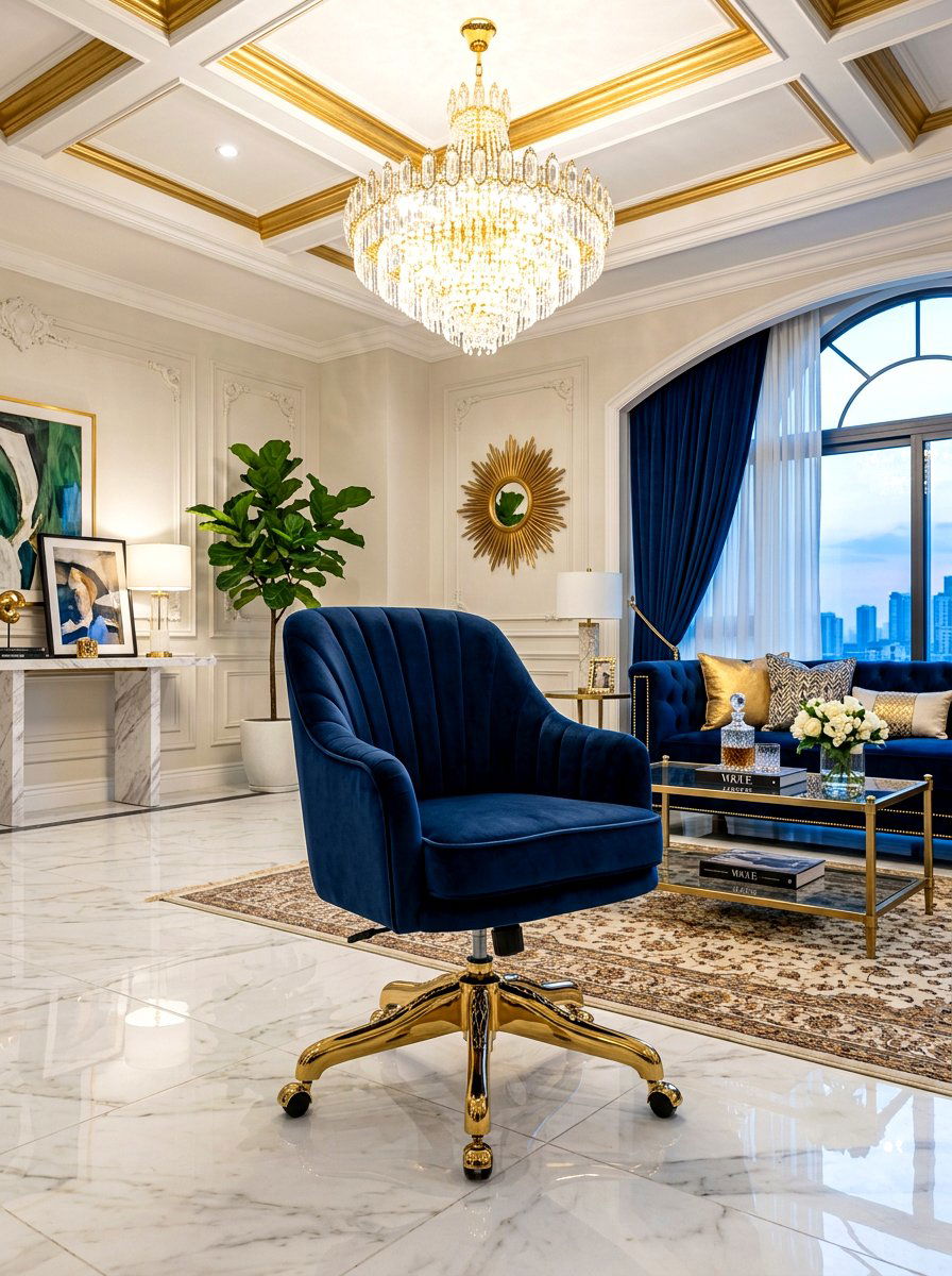 Gold Base Swivel Chair - 30 swivel chair ideas