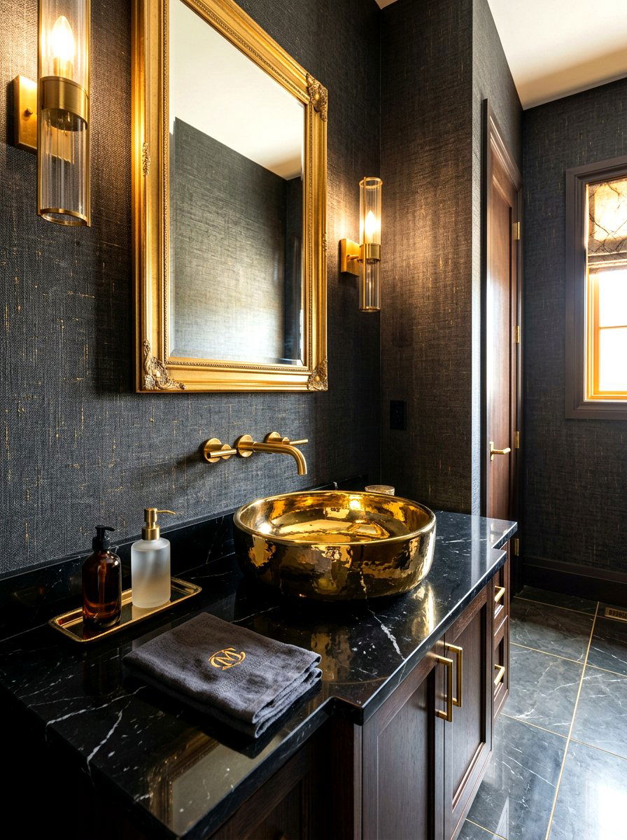 Gold Bathroom Sink - 30 bathroom sink ideas
