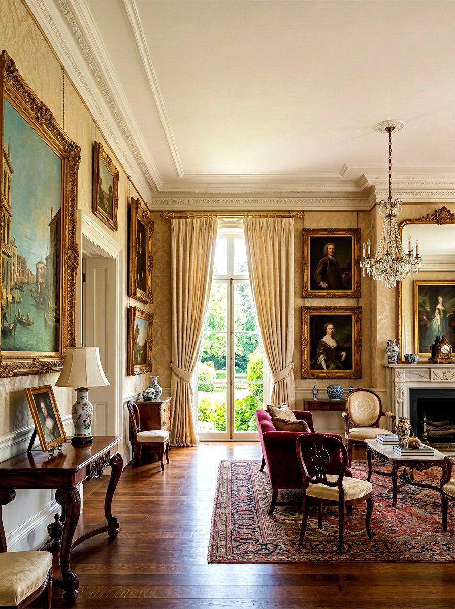 Gold Curtain Rod - 30 curtain rod styling ideas