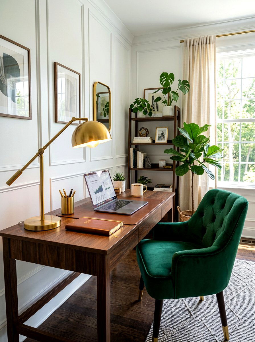 Gold Desk Lamp - 30 desk lamp styling ideas