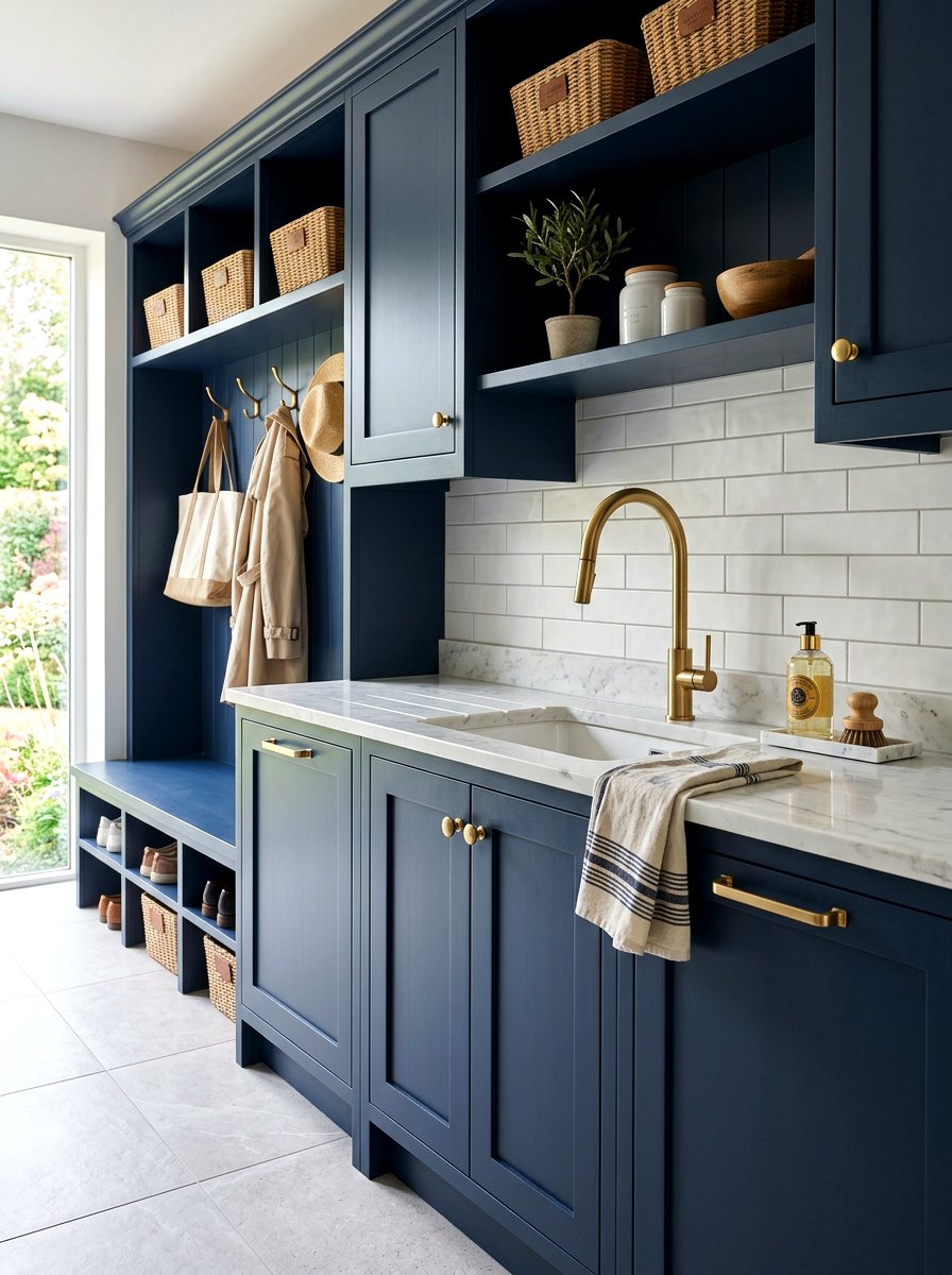 Gold Finish Mudroom Faucet - 30 mudroom laundry sink ideas