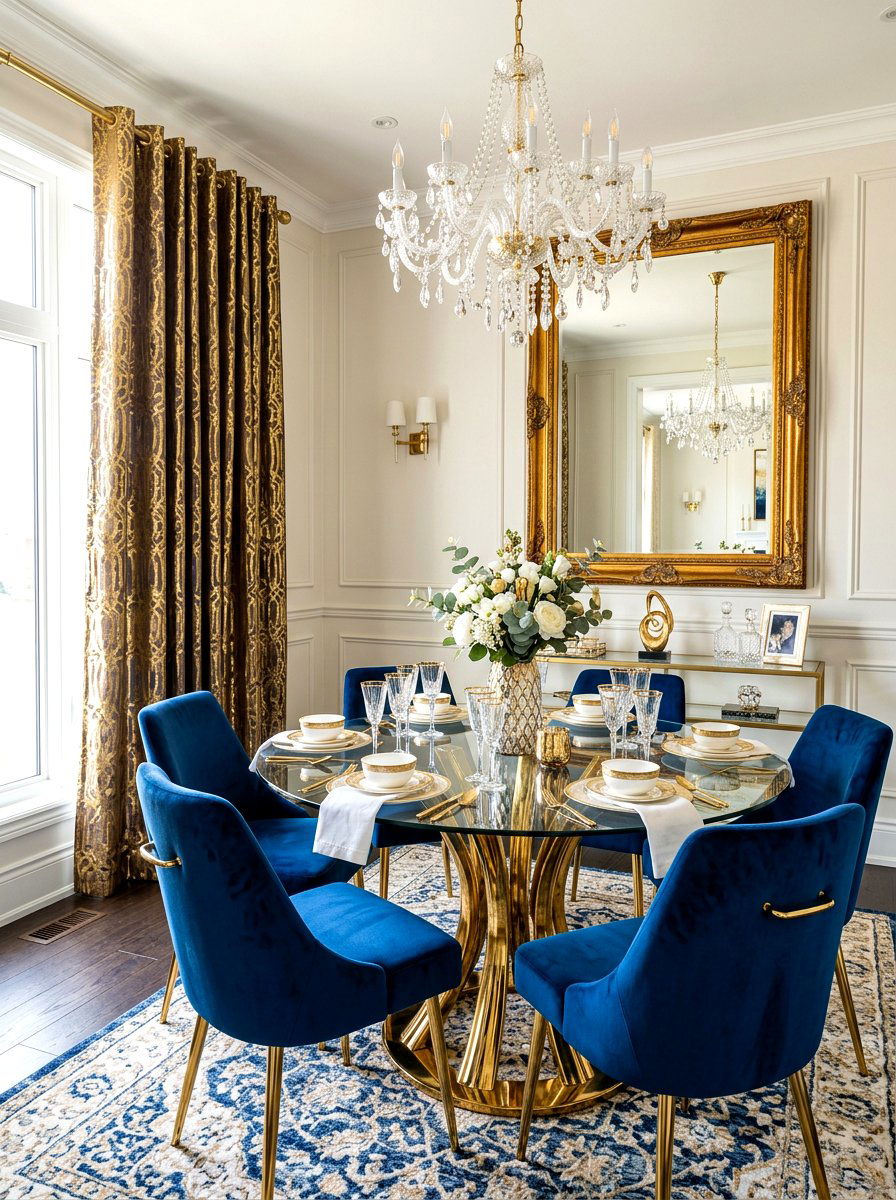 Gold Foil Blackout Curtains - 30 blackout curtain ideas