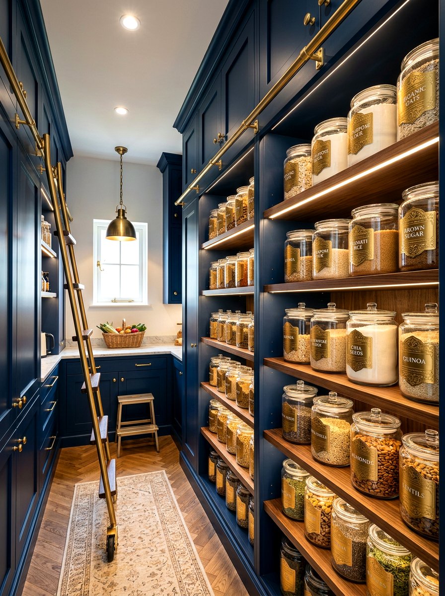 Gold Foil Labels - 30 pantry label ideas