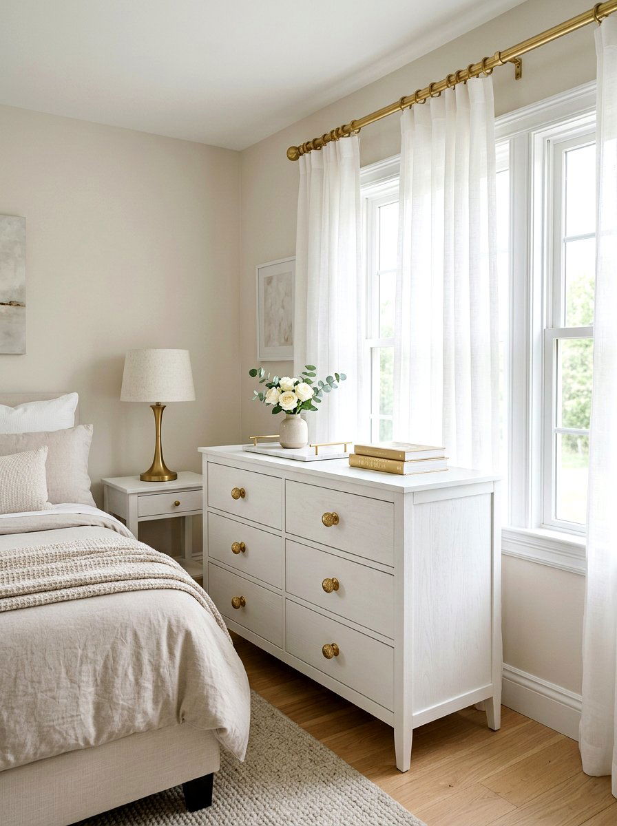 Gold Hardware Finishes - 30 five star bedroom ideas