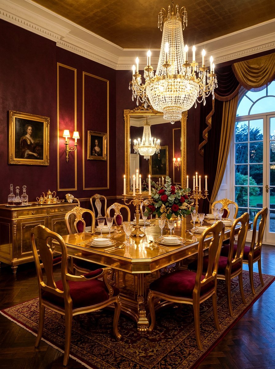 Gold Lacquer Furniture - 30 metallic maximalist decor ideas