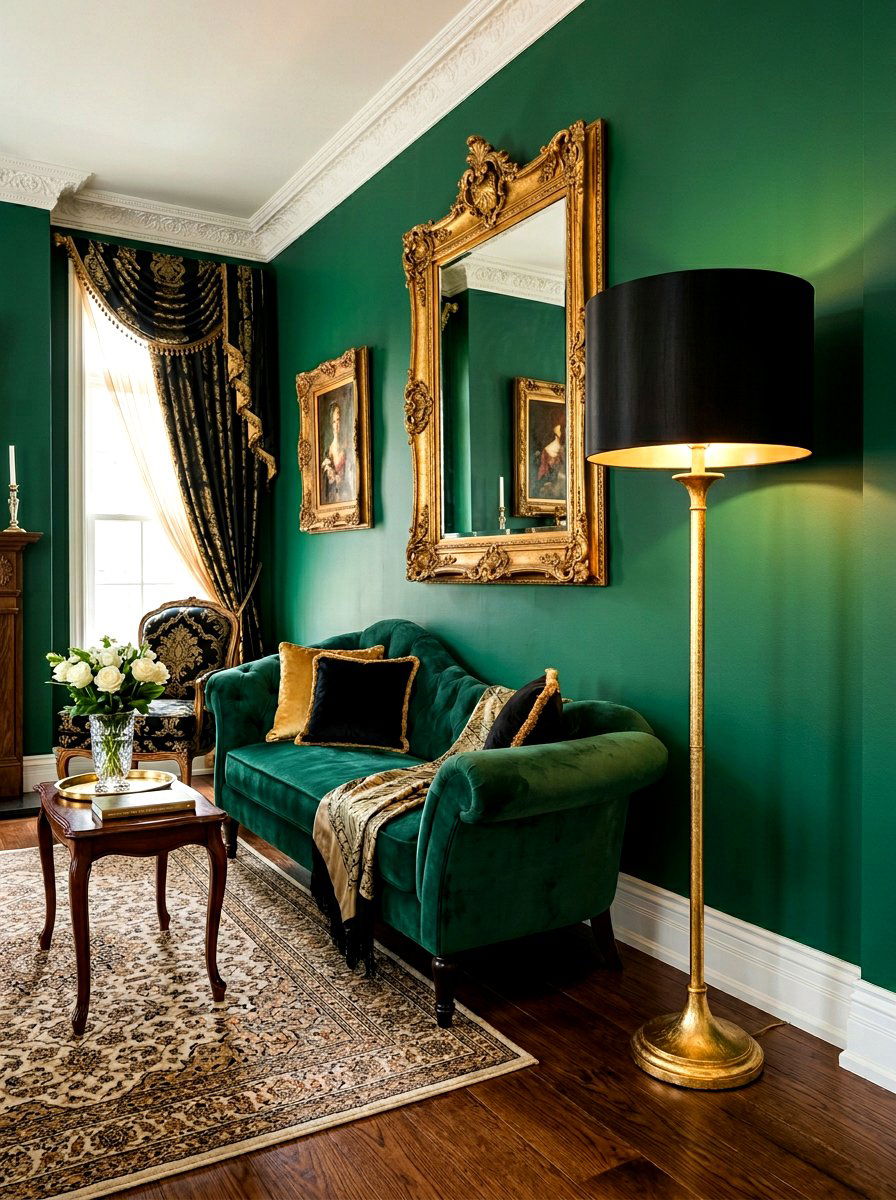 Gold Leaf Floor Lamp - 30 floor lamp corner ideas