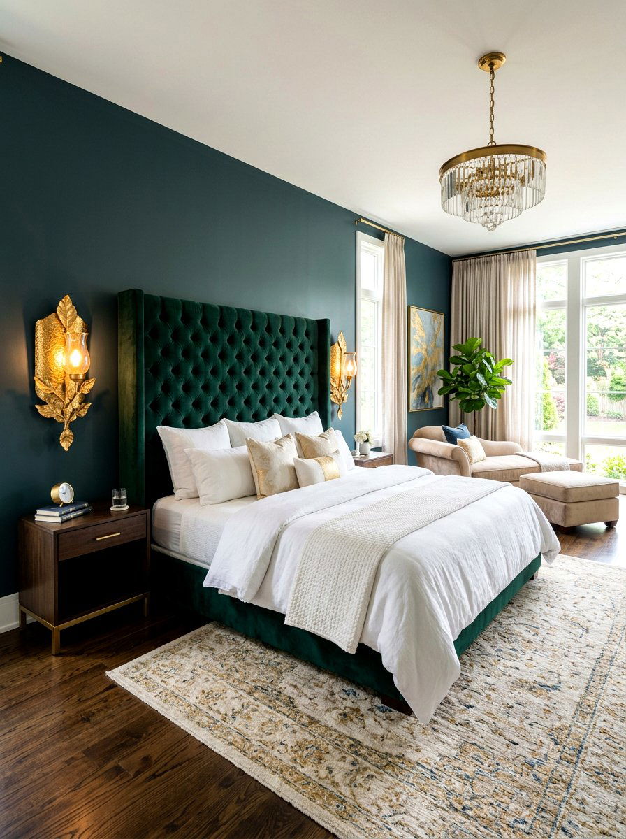 Gold Leaf Sconce - 30 wall sconce ideas