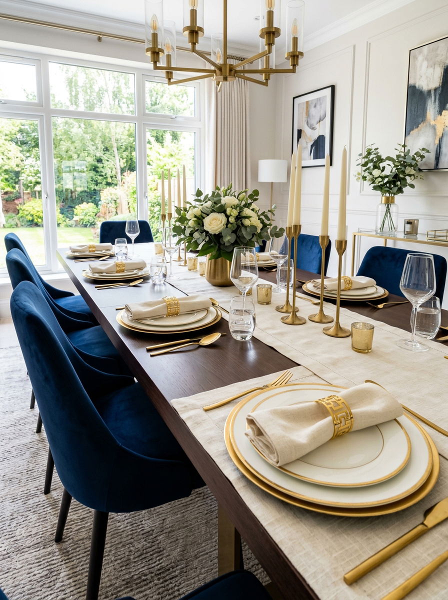 Gold Metal Napkin Ring - 30 napkin ring ideas