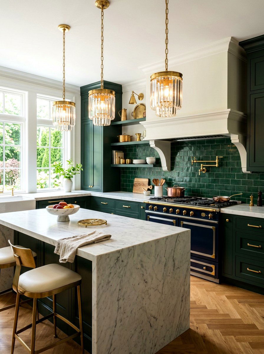 Gold Pot Filler - 30 pot filler kitchen ideas