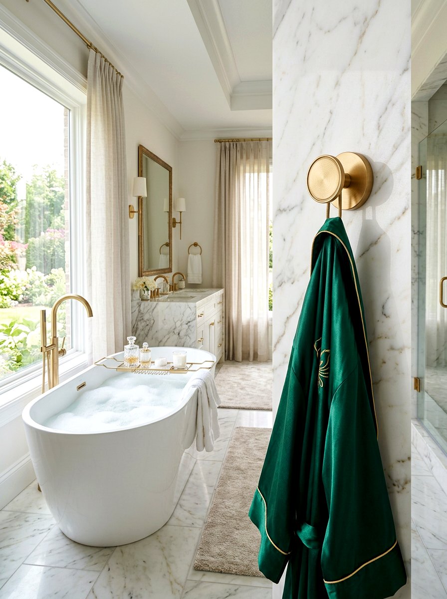 30 Robe Hook Bathroom Ideas for Easy Storage and Style