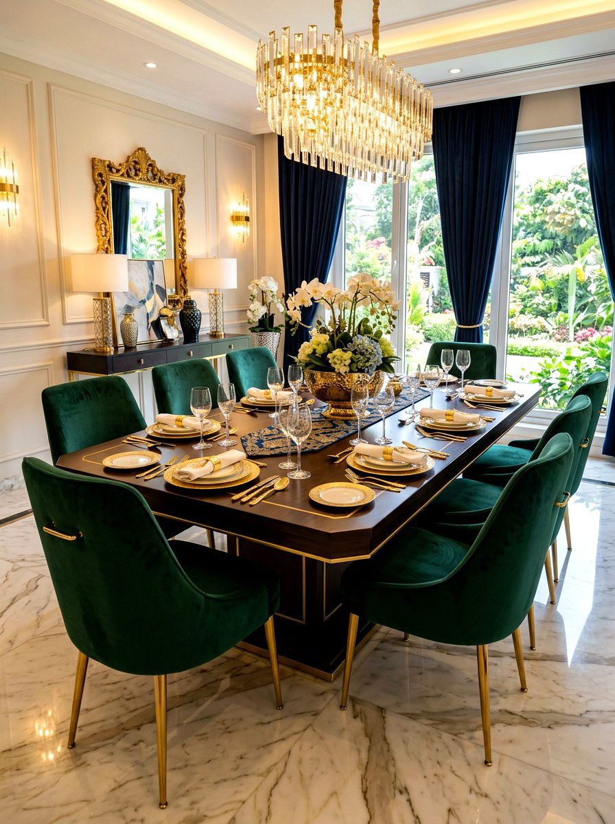 Gold Table Accessory - 30 dining table decor ideas