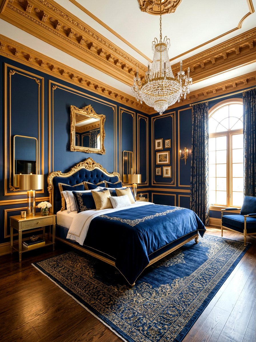 Gold Trim Bedroom - 30 painted trim bedroom ideas